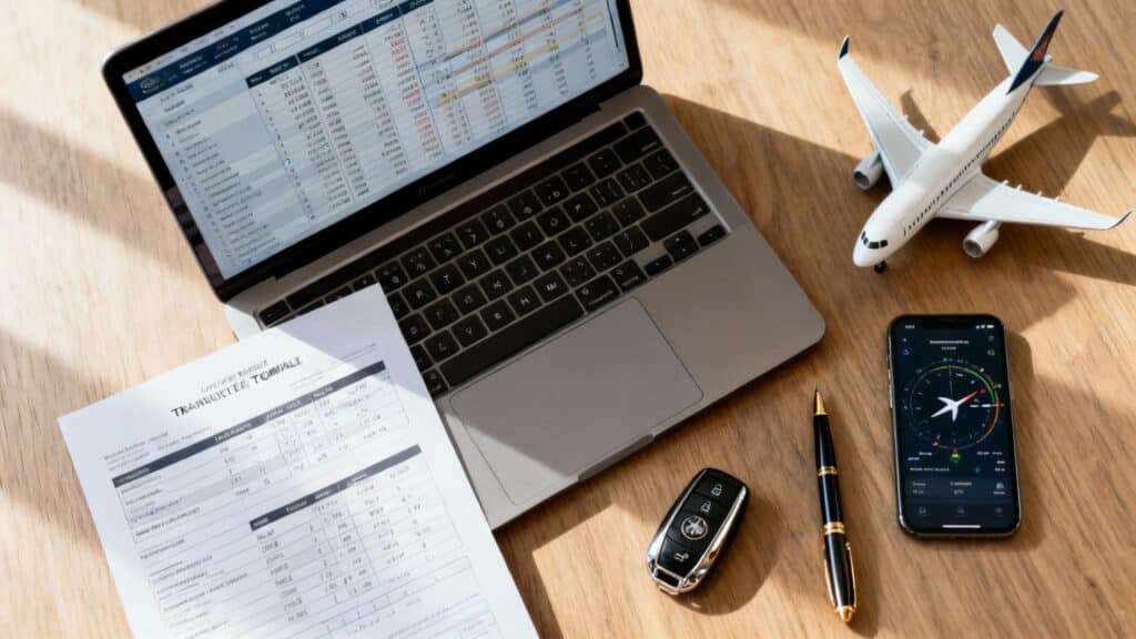 business travel itinerary template travel planning