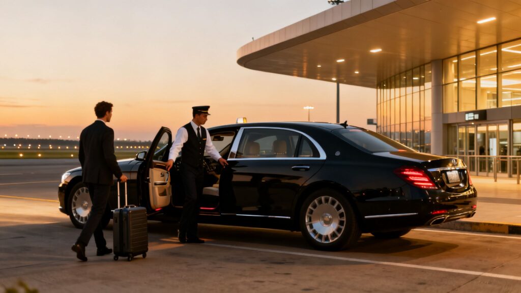 chauffeured car services airport transfer