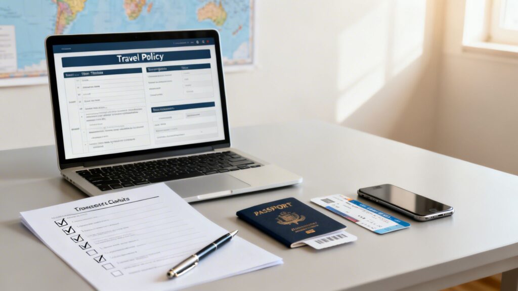 corporate travel policy template corporate travel