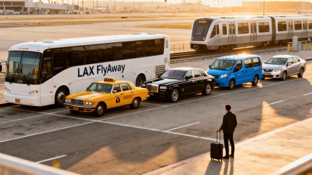 best way to get to lax airport transportation