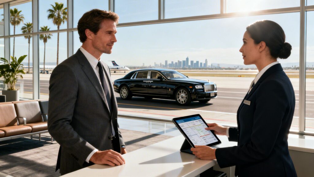 business travel advisor airport service