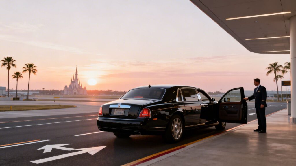 los angeles to disneyland luxury transport