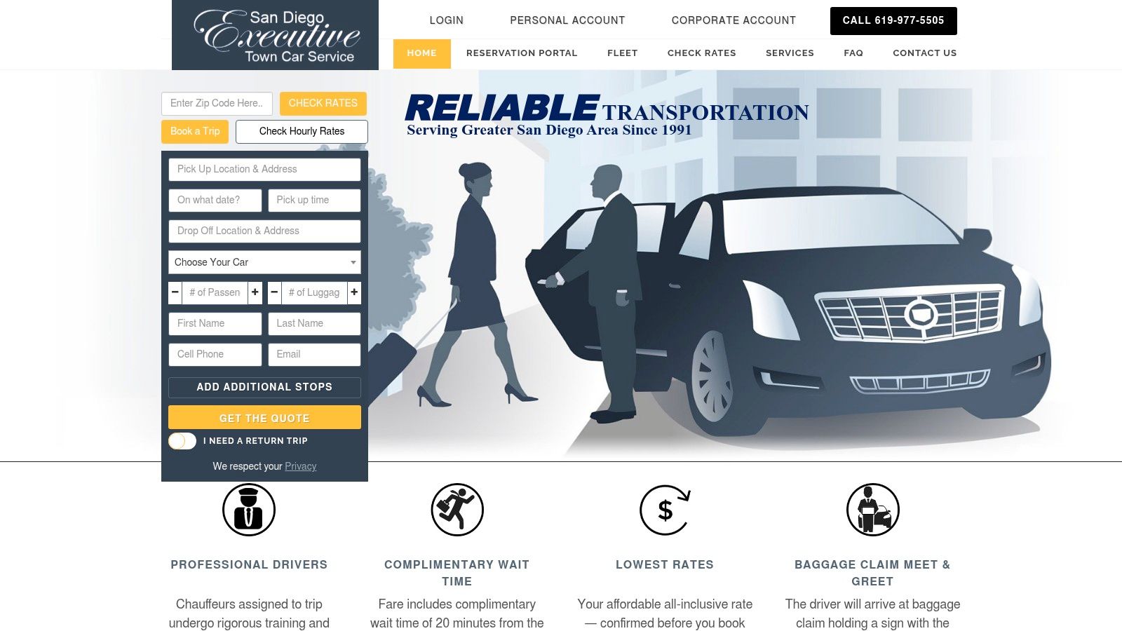 San Diego Executive Town Car Service