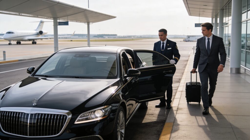 lax to sna car service chauffeur service