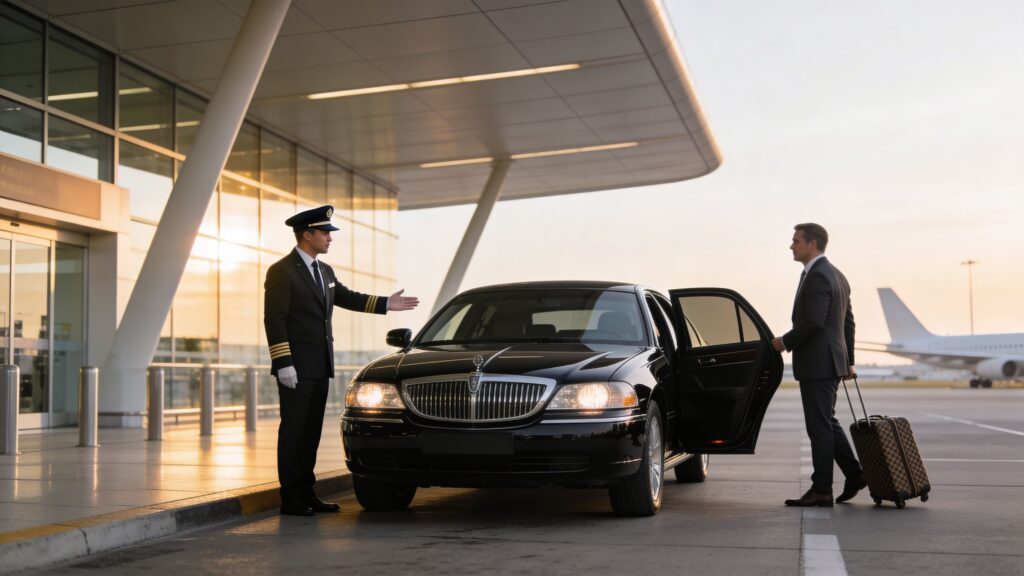 luxe transportation airport limousine