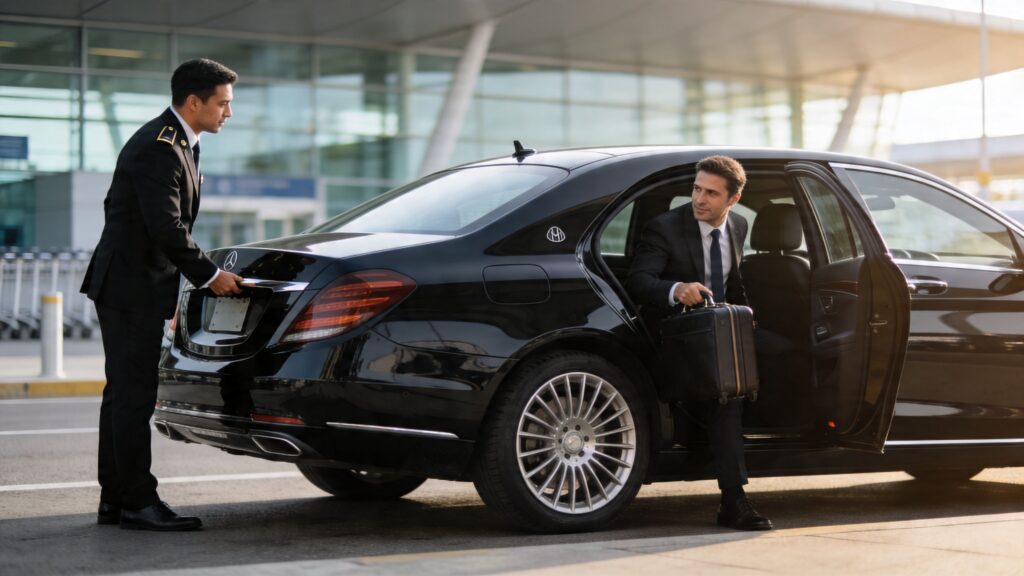 mercedes chauffeur service airport transfer