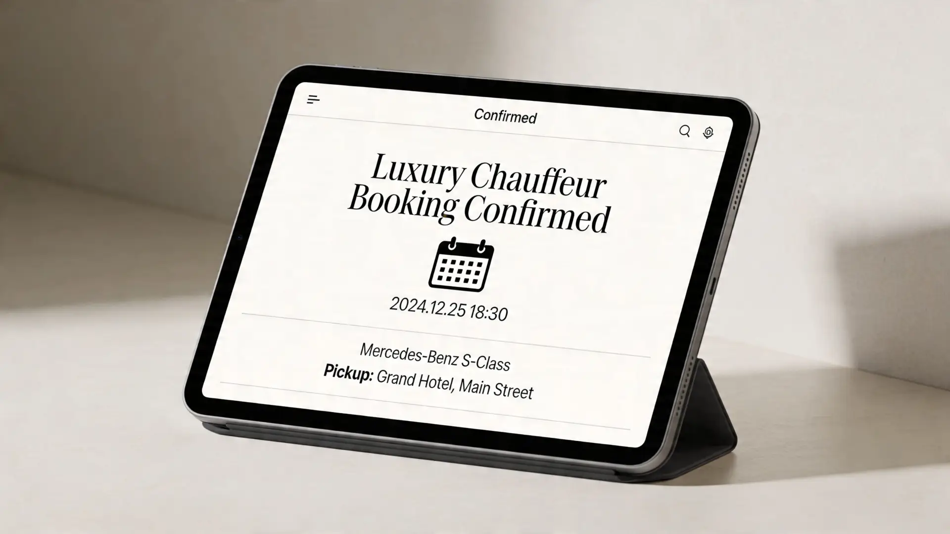 Screenshot from https://luxeelitetransportation.com