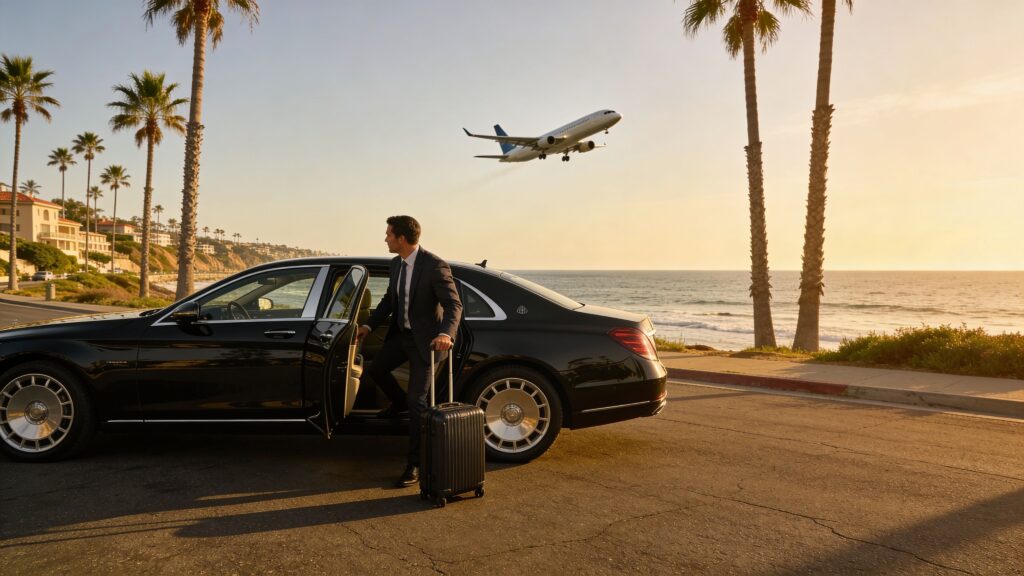newport beach to lax transportation luxury travel