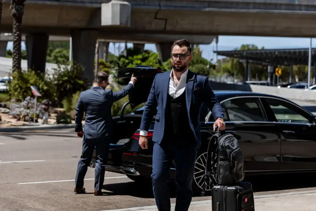 Luxury airport transportation vehicle for Burbank Airport service